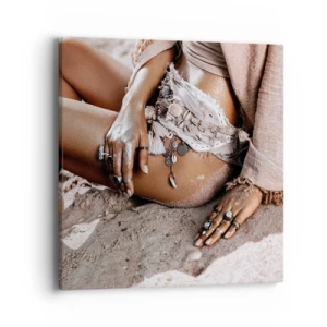 Quadro su tela - Stampe su Tela - Gettata dalle onde? - 40x40 cm