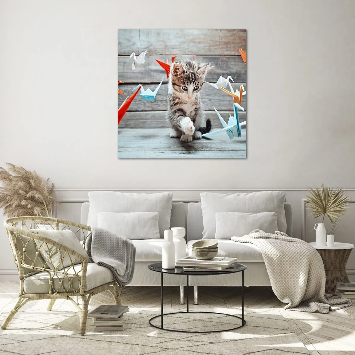 Quadro su vetro - Prima lezione - 60x60 cm