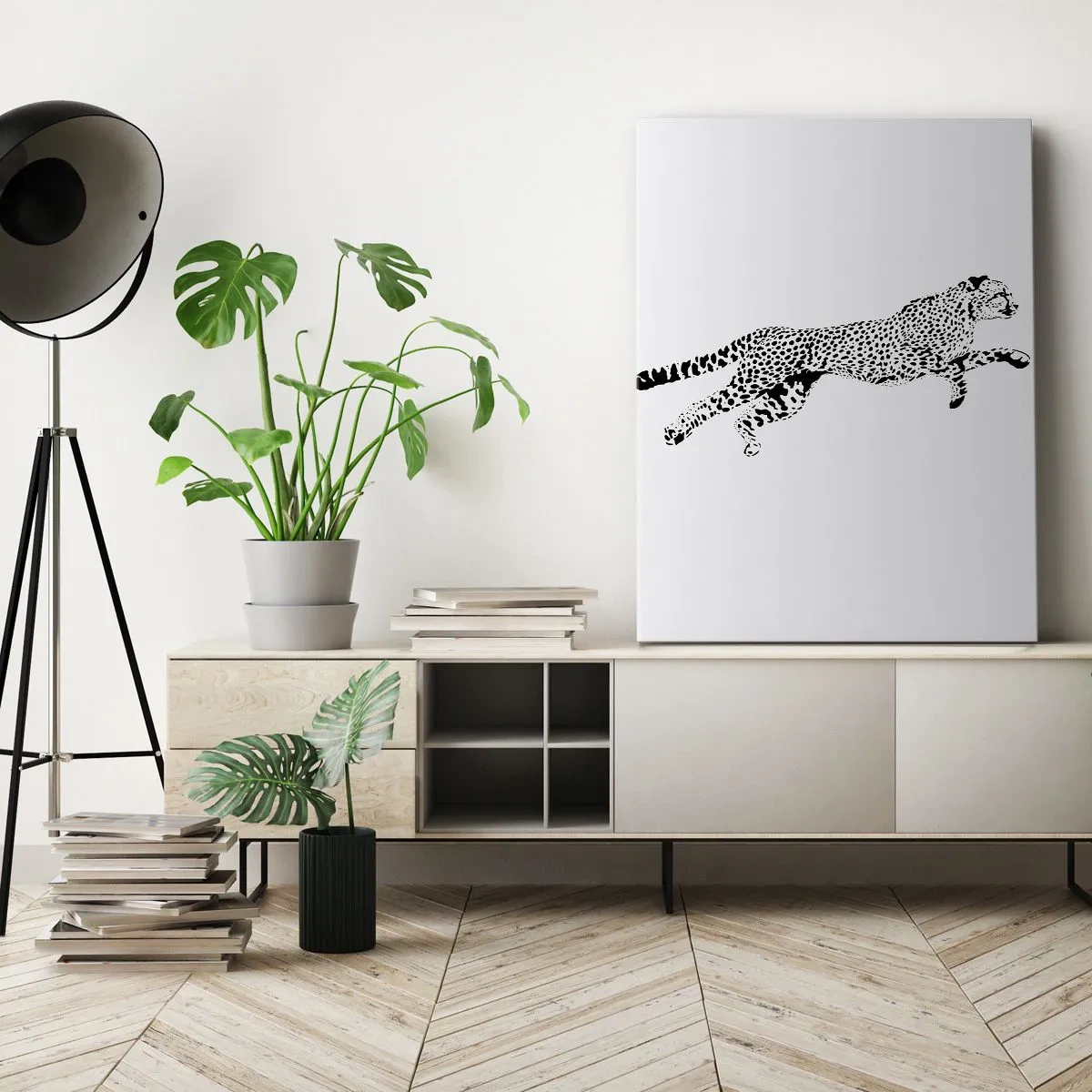 Quadro su tela - Stampe su Tela - Il più veloce sulla Terra - 45x80 cm