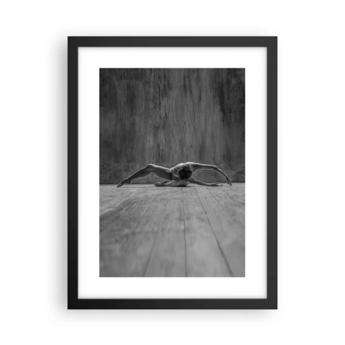 Poster in cornice nera - Simmetria ritrovata - 30x40 cm