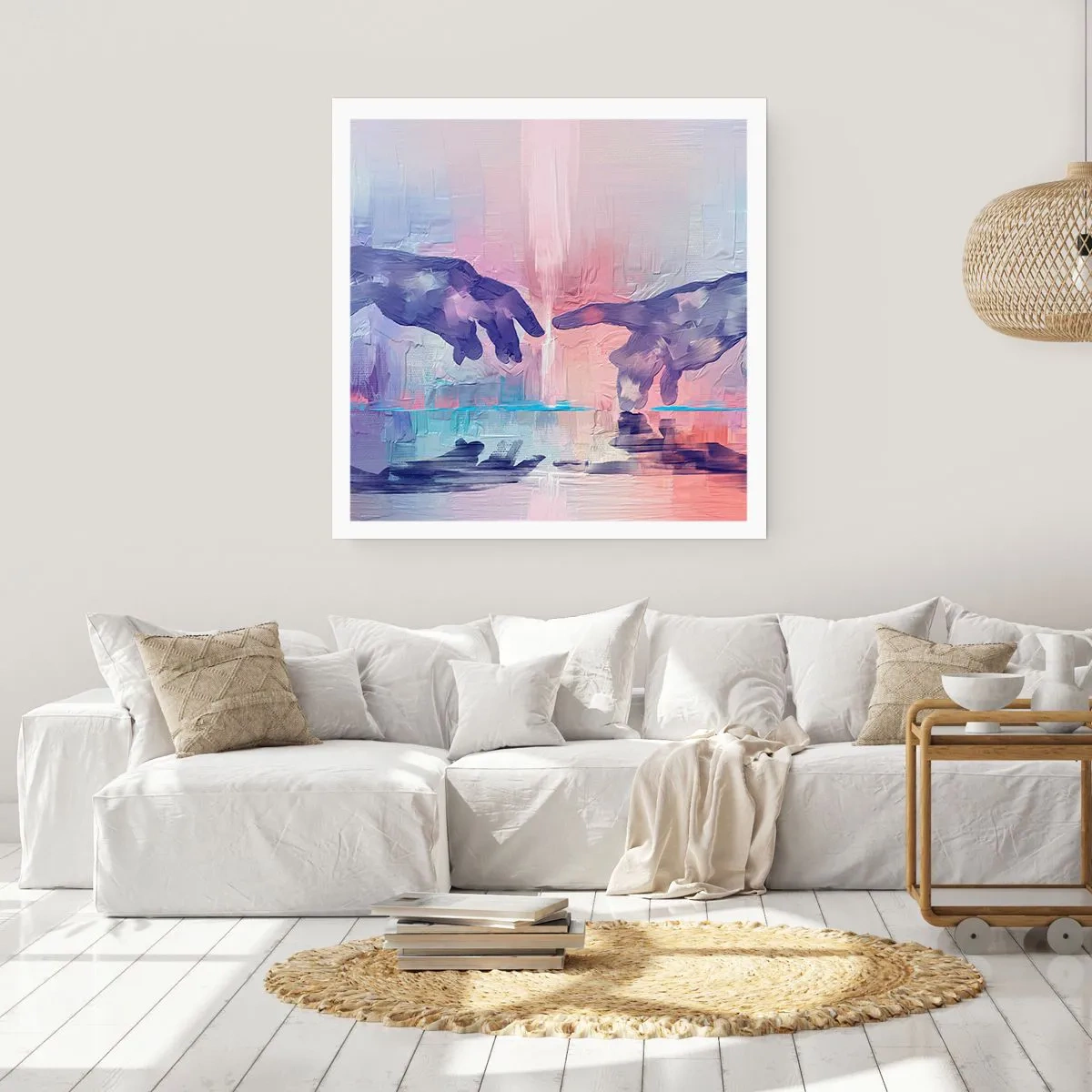 Poster - La scintilla divina della vita - 30x30 cm