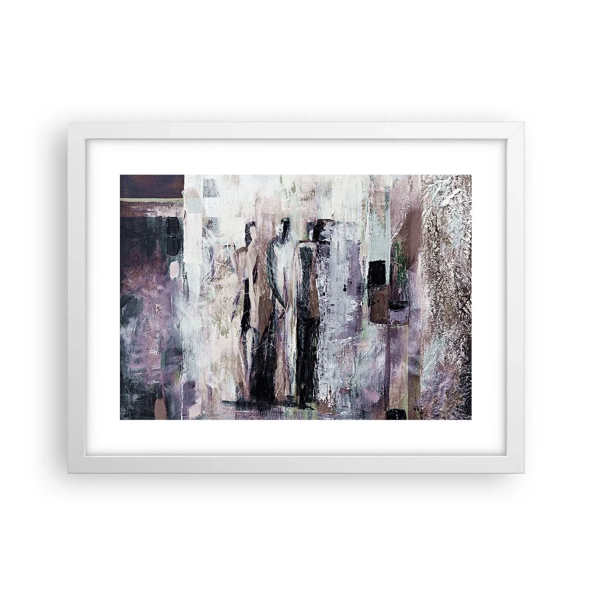 Poster in cornice bianca - Triade misteriosa - 40x30 cm