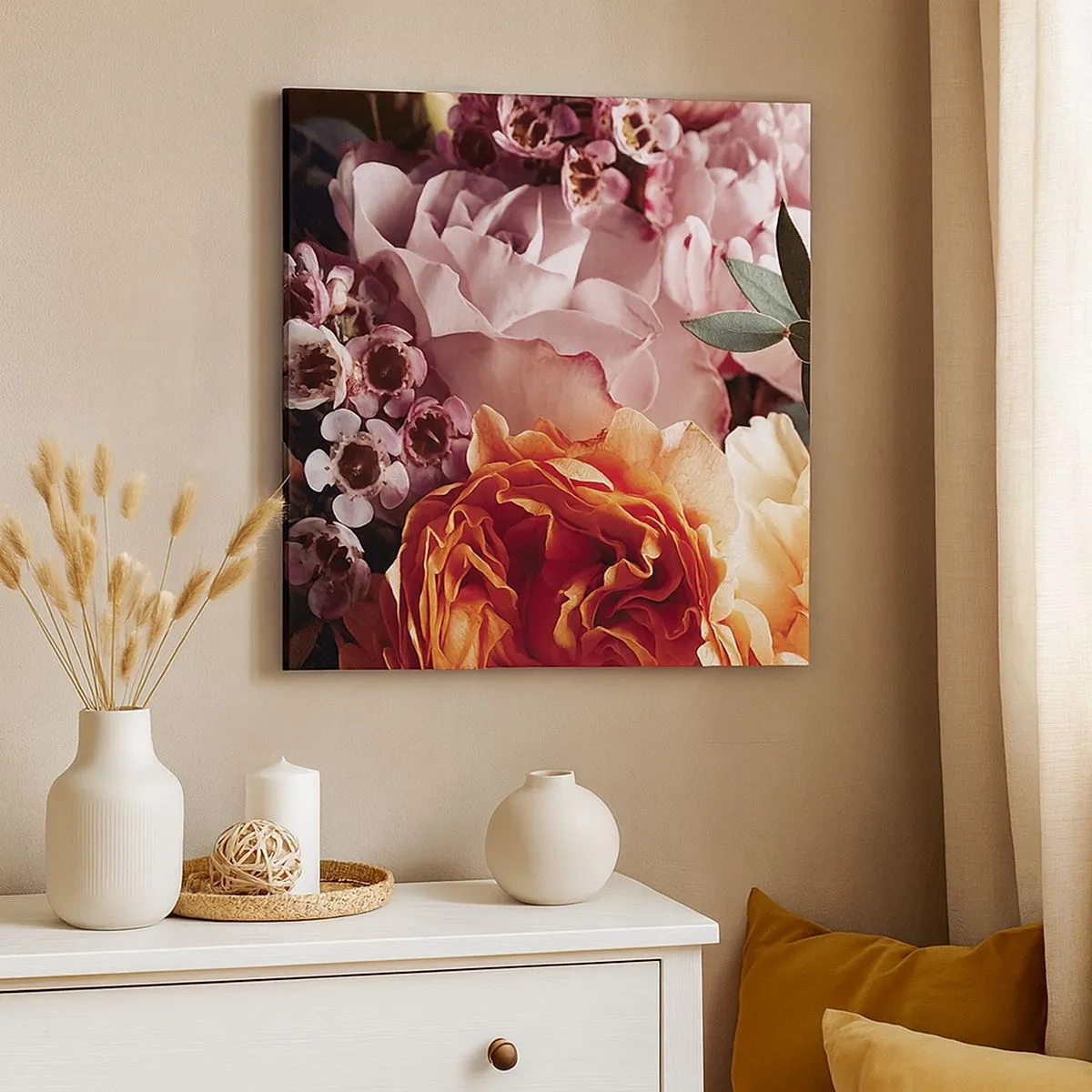 Quadro su tela - Stampe su Tela - Avvolti dalla bellezza - 30x30 cm