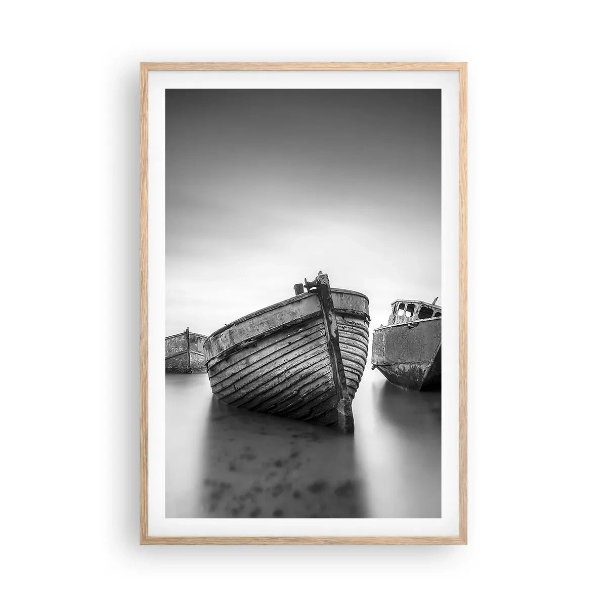 Poster in cornice rovere chiaro - Sono solo ricordi... - 61x91 cm