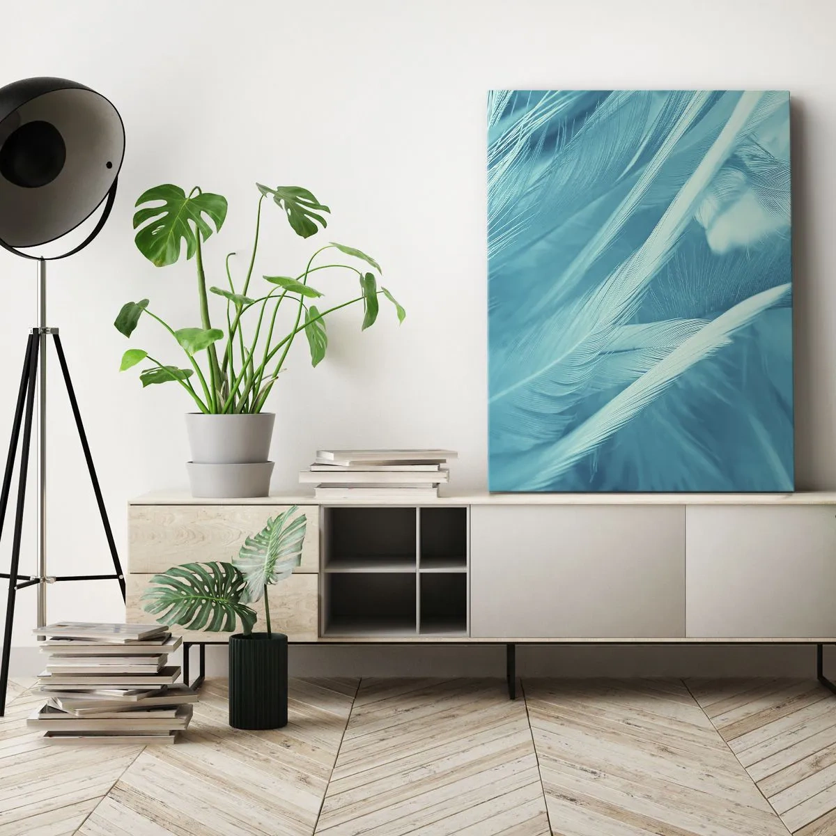 Quadro su tela - Stampe su Tela - Annegare nel morbido - 65x120 cm