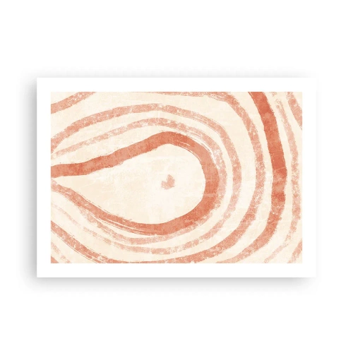 Poster - Cerchi di corallo - 70x50 cm