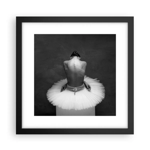 Poster in cornice nera - Fiorisce adesso - 30x30 cm