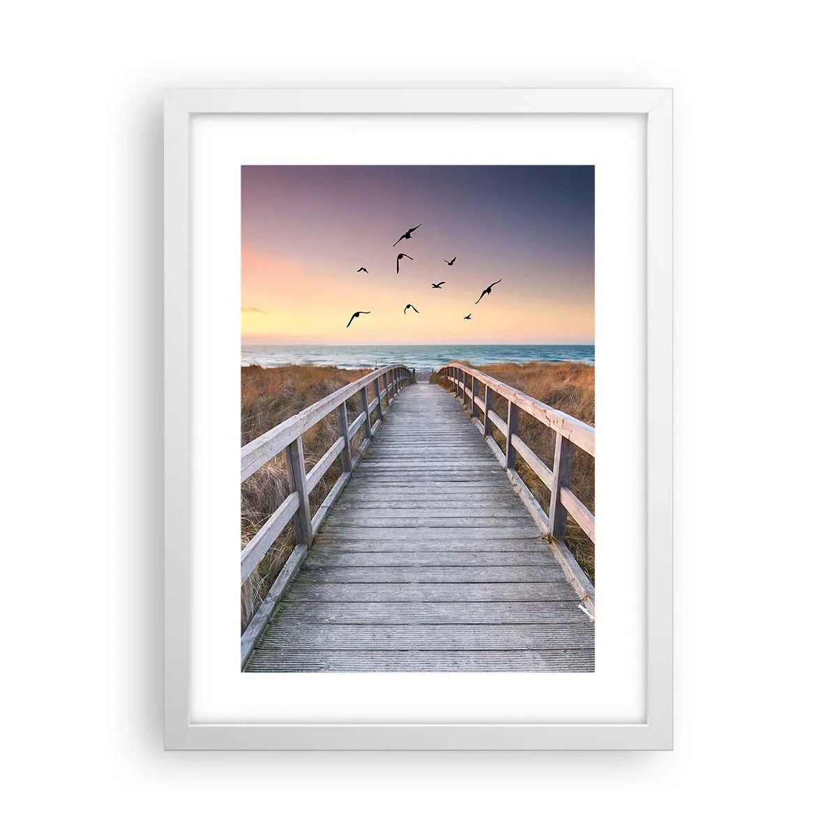 Poster in cornice bianca - Spazio per volare - 30x40 cm