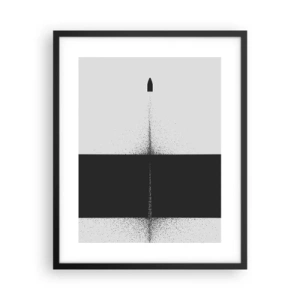 Poster in cornice nera - Dritto allo scopo - 40x50 cm