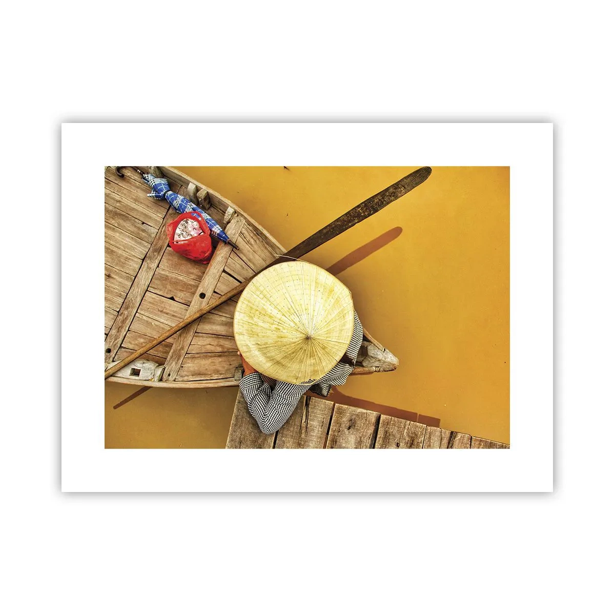 Poster - Vita sul Fiume Giallo - 40x30 cm