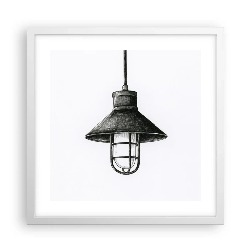 Poster in cornice bianca - Come tanti anni fa... - 40x40 cm