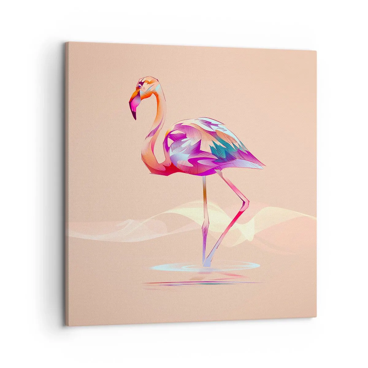 Quadro su tela - Stampe su Tela - L'uccello delle buone emozioni - 50x50 cm