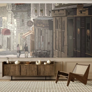 Fotomurali Autoadesivo Deluxe Sticker - Gioie cittadine - Architettura, Città, Parigi - 200x140 cm