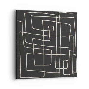 Quadro su tela - Stampe su Tela - Non è così semplice - 40x40 cm