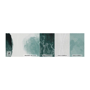 Campione di Fotomurale Premium Canvas - Incontro con la nebbia - Moderno, Minimalista, Astrazione - 100x30 cm