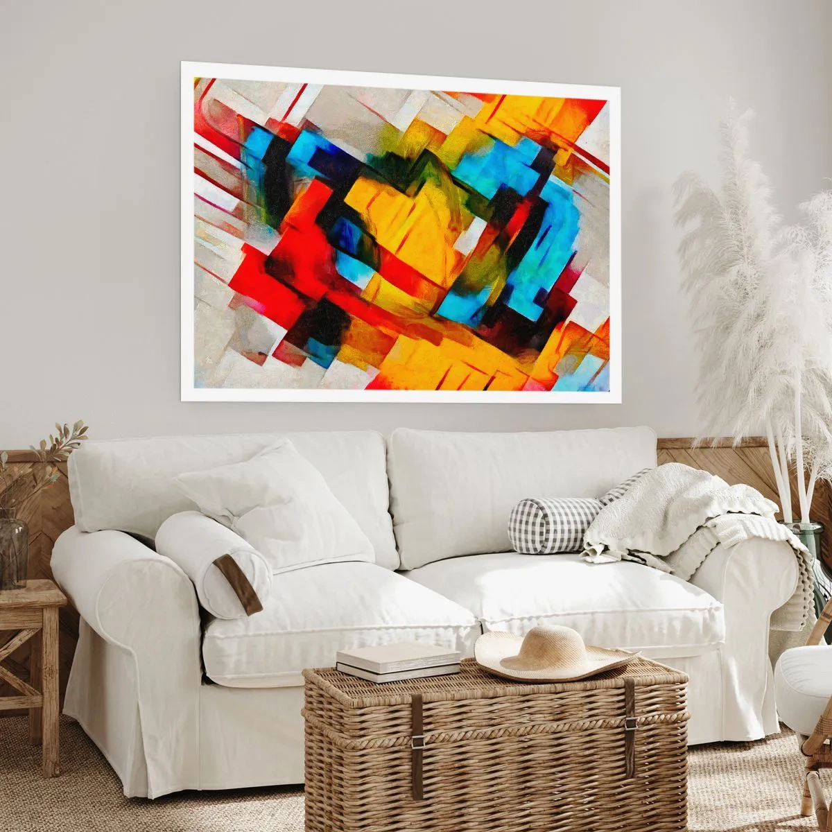 Poster - Intreccio multicolore - 50x40 cm