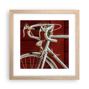 Poster in cornice rovere chiaro - Creata per la vittoria - 30x30 cm