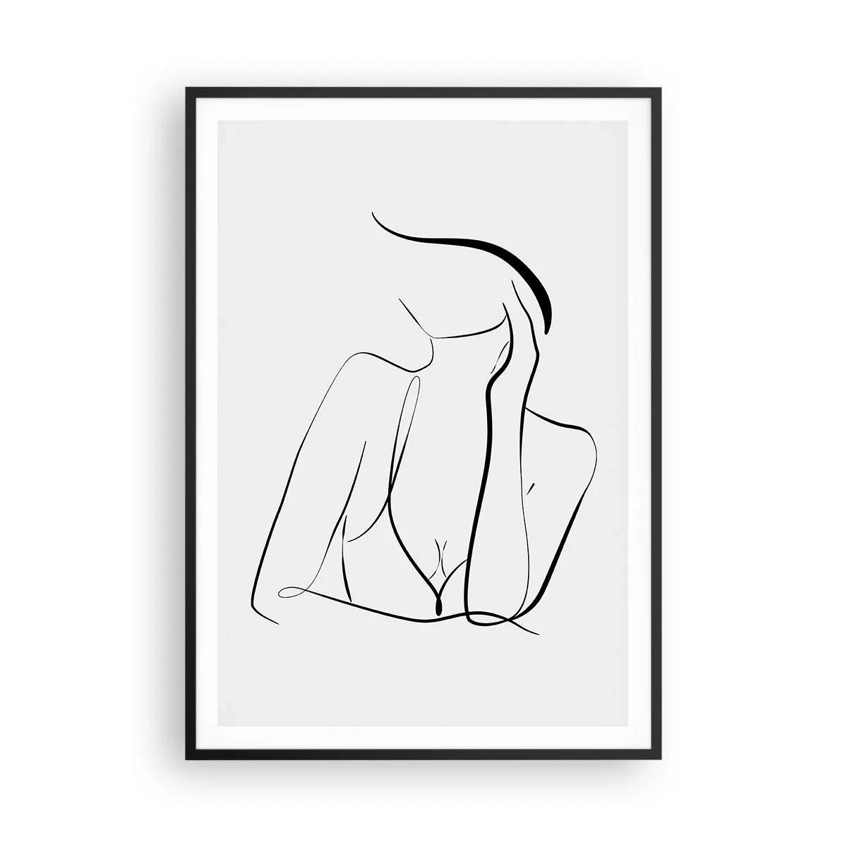 Poster in cornice nera - Sull'onda dei sogni - 70x100 cm
