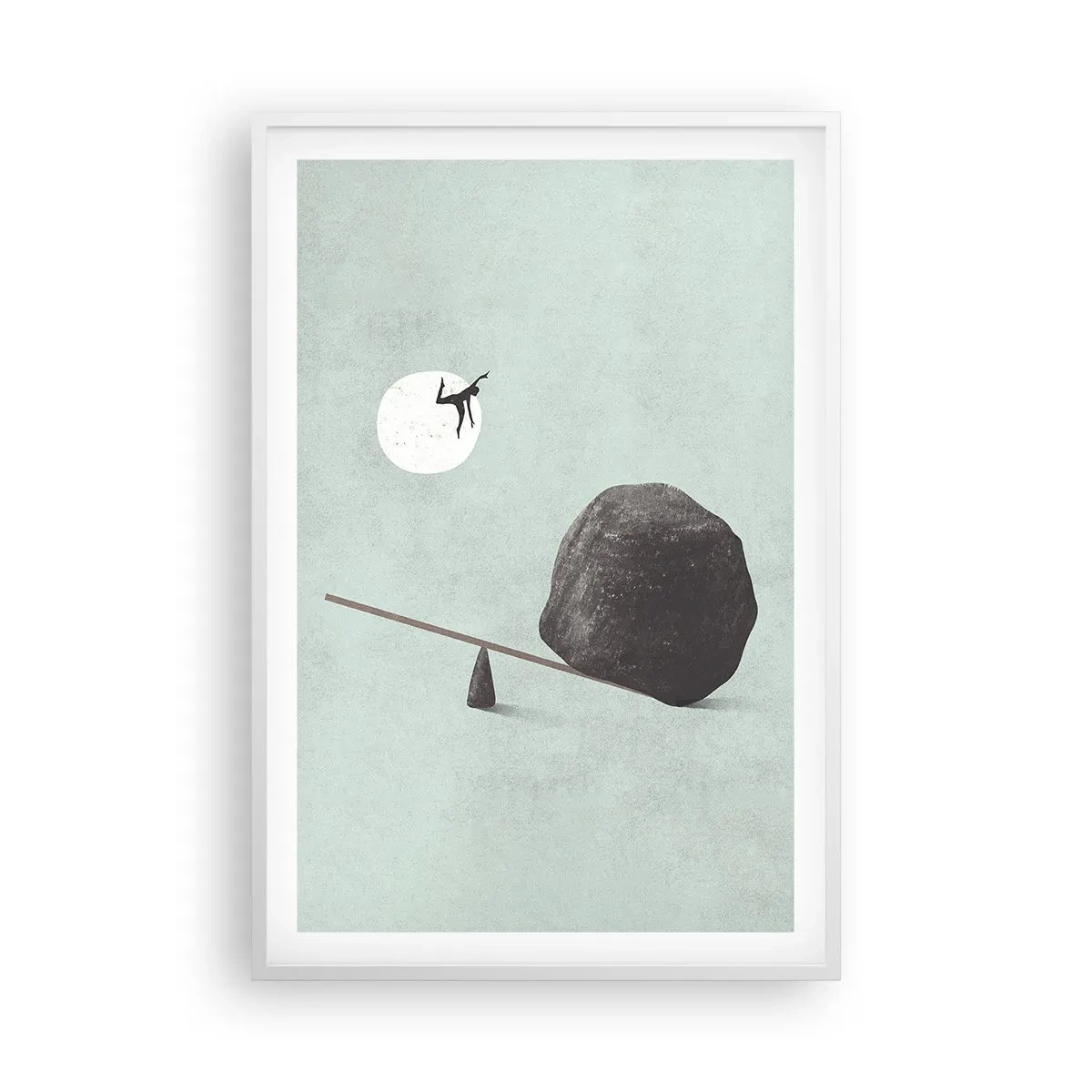 Poster in cornice bianca - Sogno adempiuto - 61x91 cm