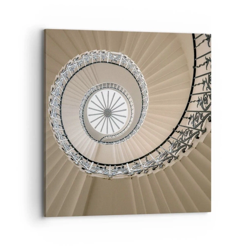 Quadro su tela - Stampe su Tela - Al centro della chiocciola - 70x70 cm