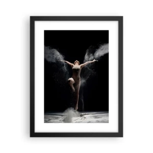 Poster in cornice nera - Gli elfi esistono - 30x40 cm