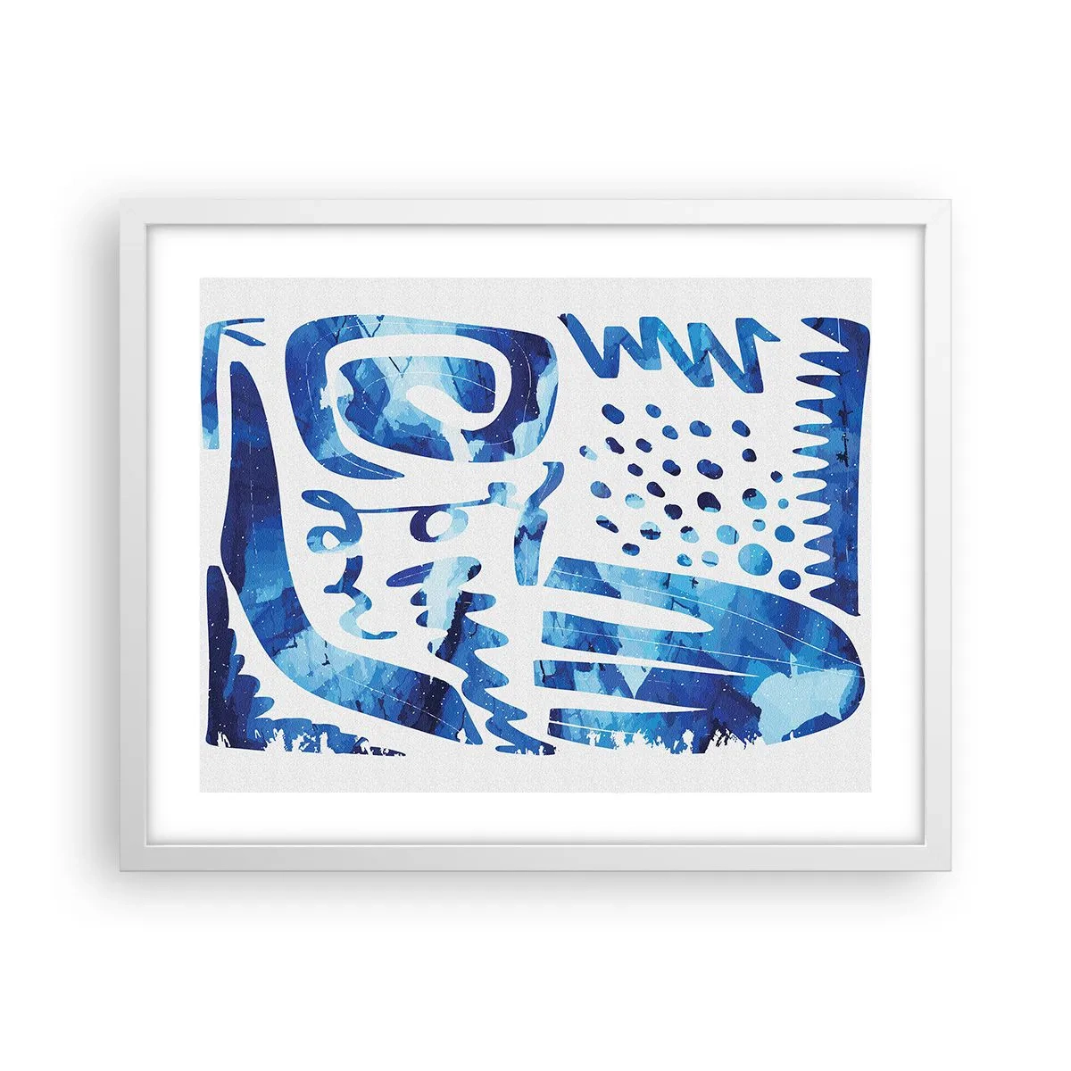 Poster in cornice bianca - Ritorno alle radici - 50x40 cm