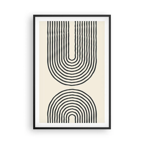 Poster in cornice nera - Tra un attimo... - 61x91 cm