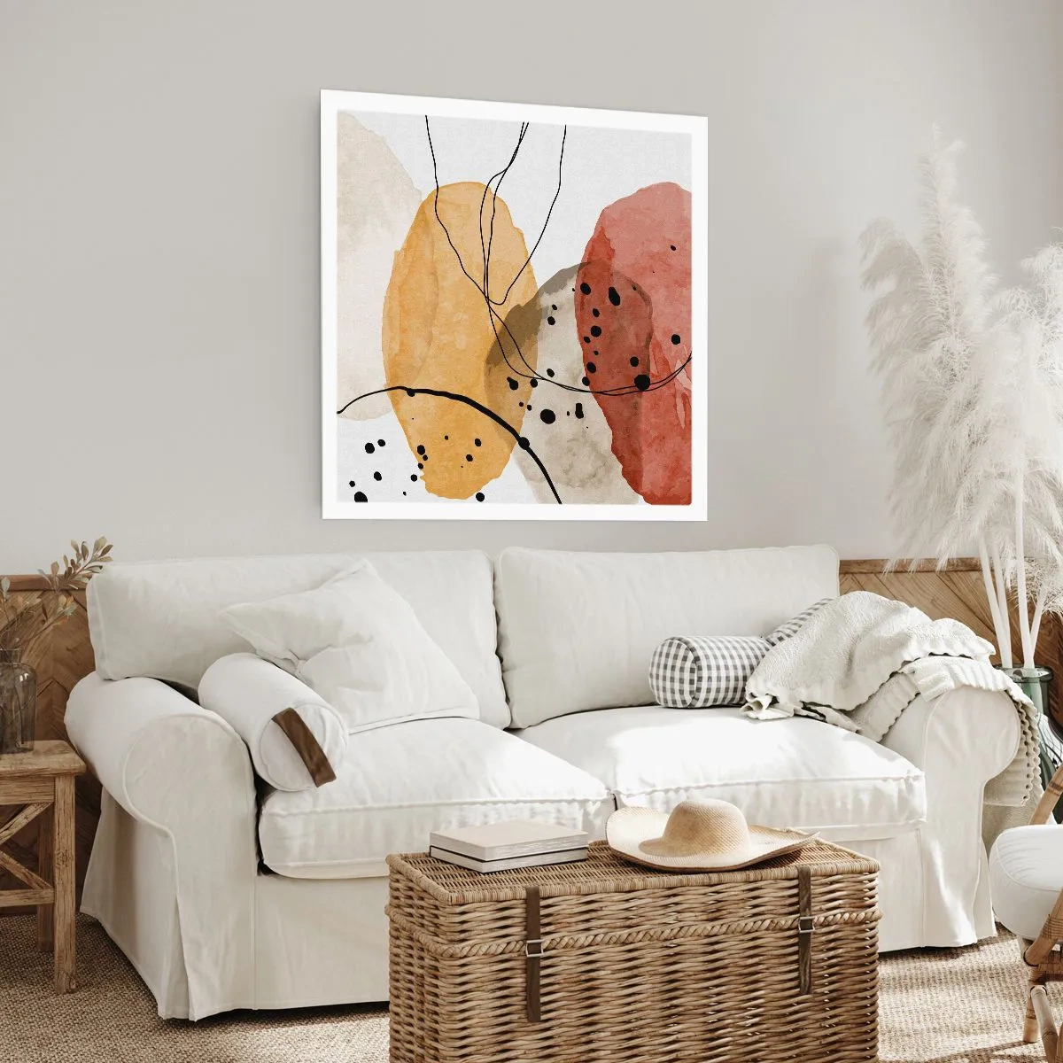 Poster - Come aria leggera e trasparente - 60x60 cm