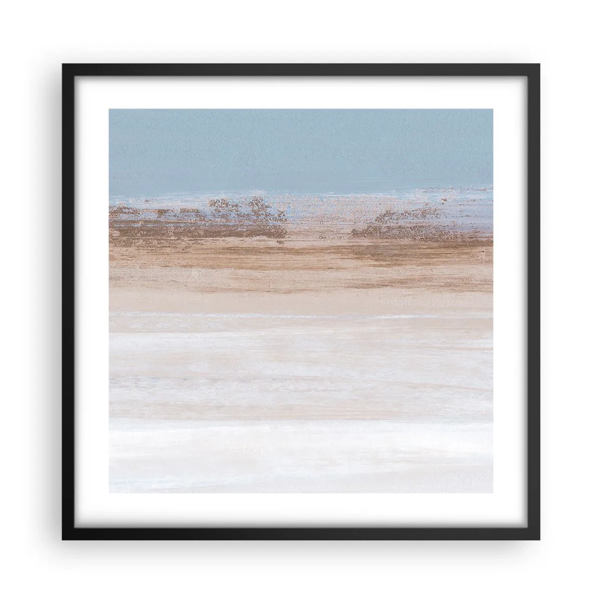 Poster in cornice nera - Paesaggio incerto - 50x50 cm