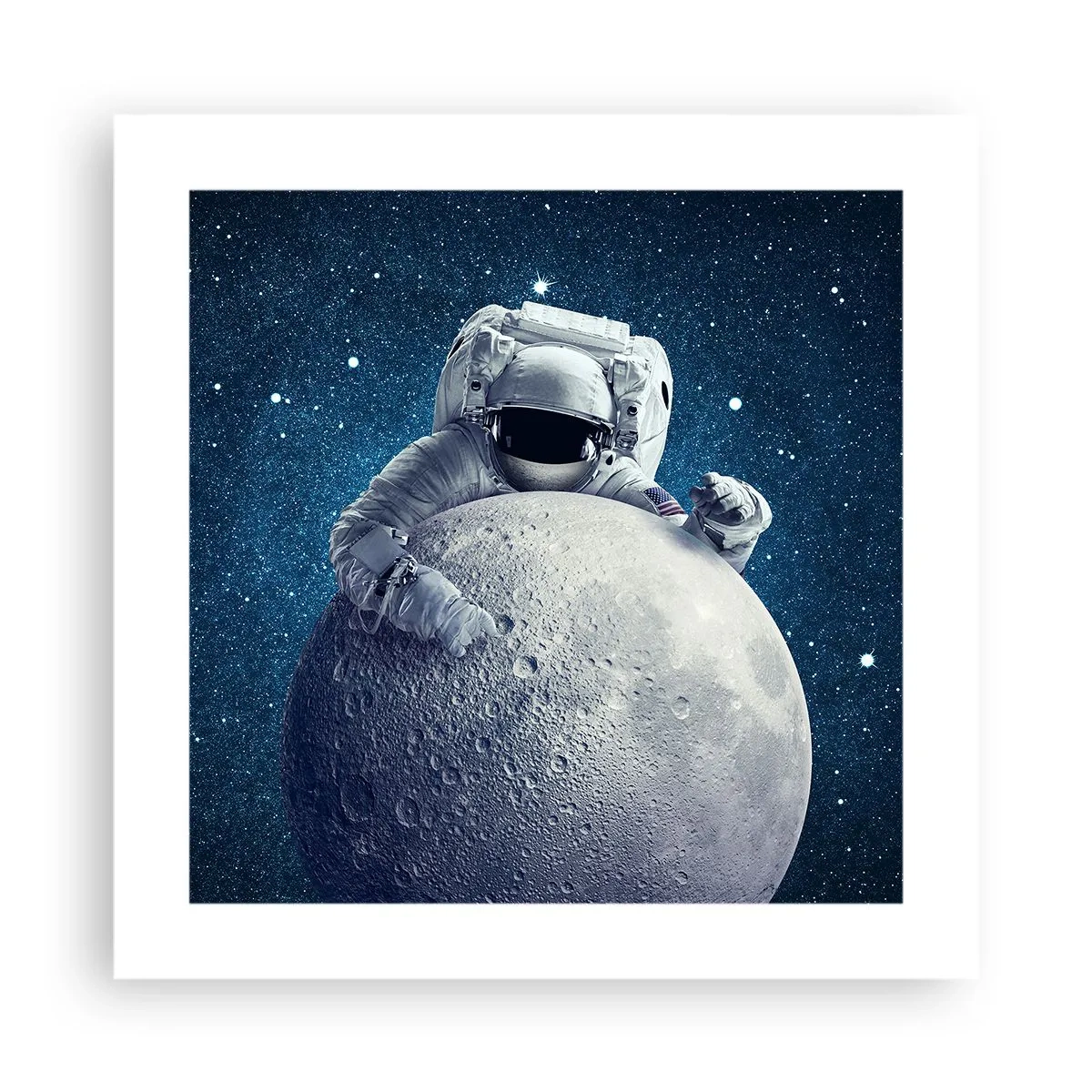 Poster - Burlone spaziale - 40x40 cm