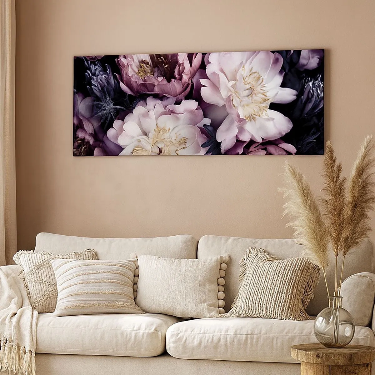 Quadro su tela - Stampe su Tela - Bouquet nel vecchio stile - 100x40 cm