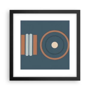 Poster in cornice nera - L'essenza delle cose - 30x30 cm