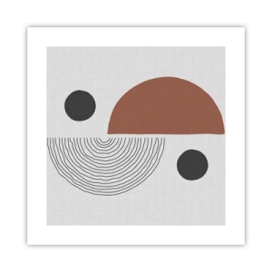 Poster - La perfezione del cerchio - 40x40 cm