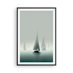 Poster in cornice nera - Fatte di nebbia - 61x91 cm