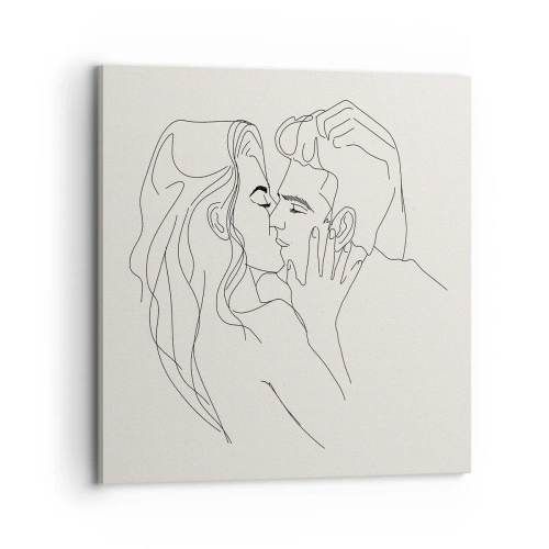 Quadro su tela - Stampe su Tela - Intrecciati dal sentimento - 70x70 cm