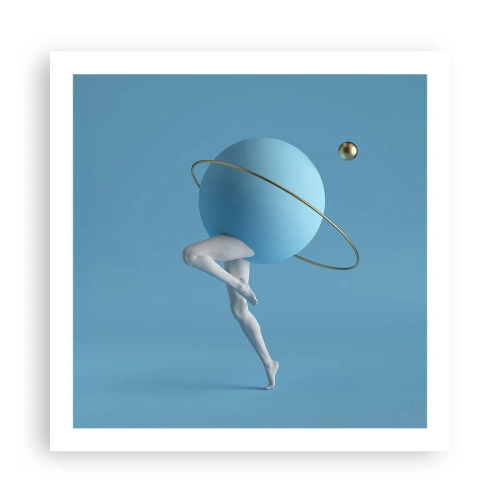 Poster - E i pianeti folleggiano - 60x60 cm