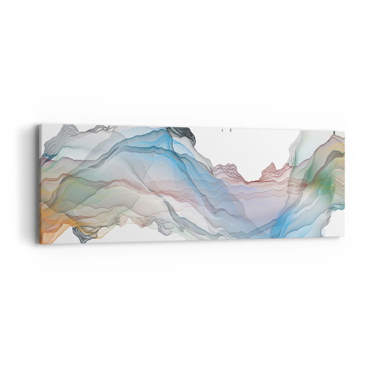Quadro su tela - Stampe su Tela - Verso i monti di cristallo - 90x30 cm