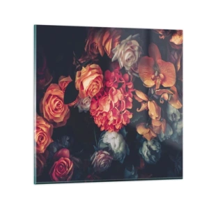 Quadro su vetro - Come i maestri olandesi - 70x70 cm