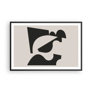 Poster in cornice nera - Kit di montaggio - 91x61 cm