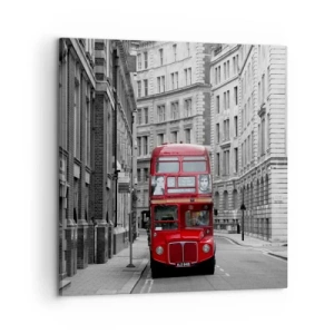 Quadro su tela - Stampe su Tela - Il quotidiano non deve essere grigio - 60x60 cm