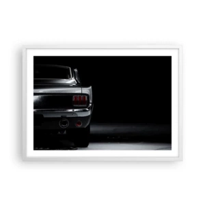 Poster in cornice bianca - Il fascino del classico - 70x50 cm