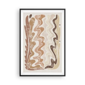 Poster in cornice nera - Buona energia - buone emozioni - 61x91 cm