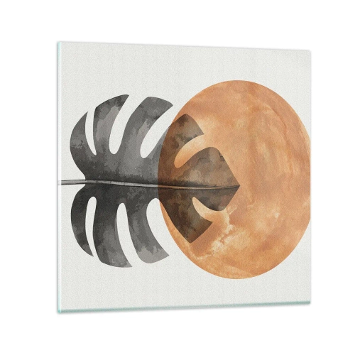 Quadro su vetro - Sempre il sole - 70x70 cm