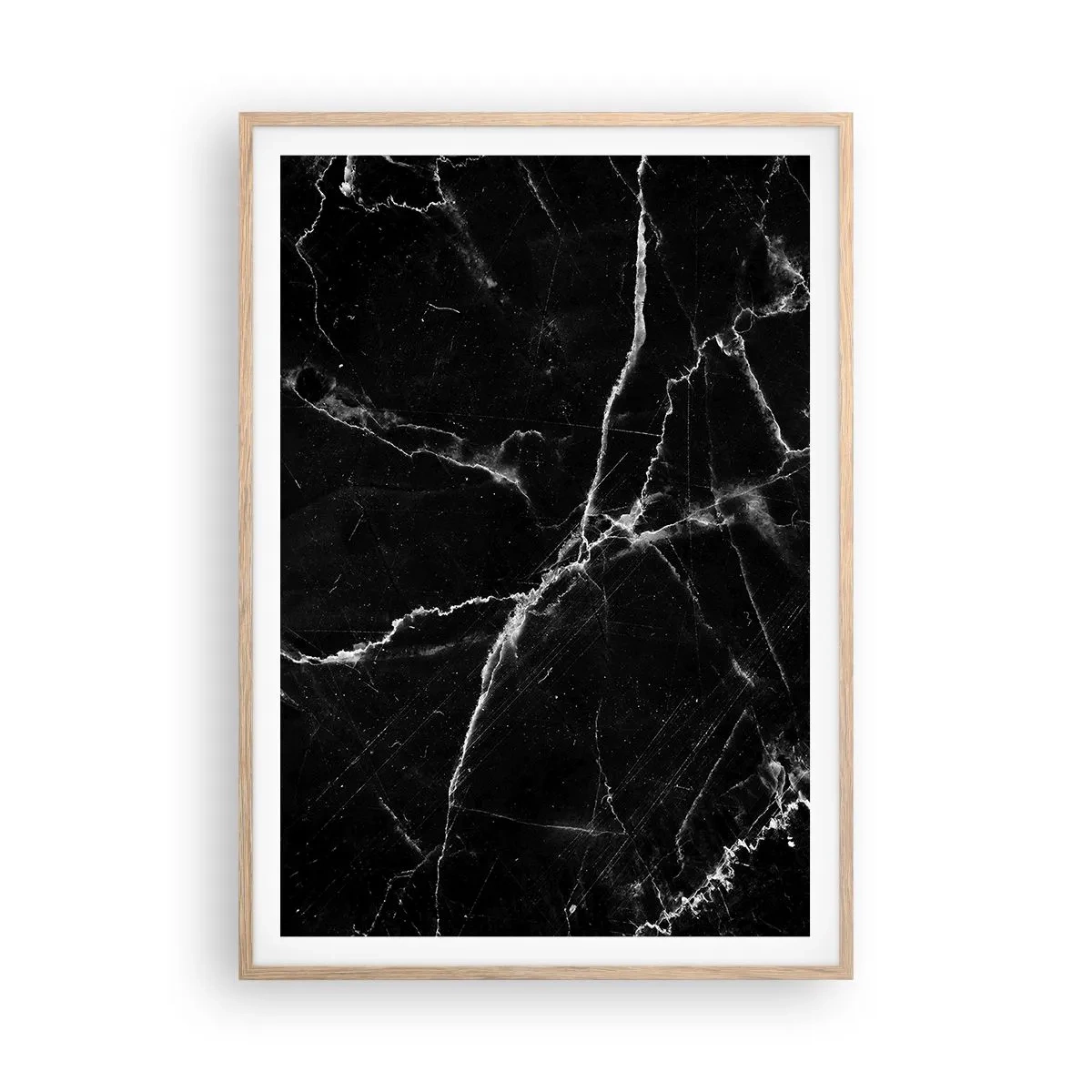 Poster in cornice rovere chiaro - La vita segreta delle pietre - 70x100 cm