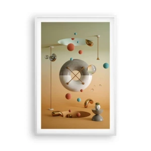 Poster in cornice bianca - Tutto può succedere - 61x91 cm
