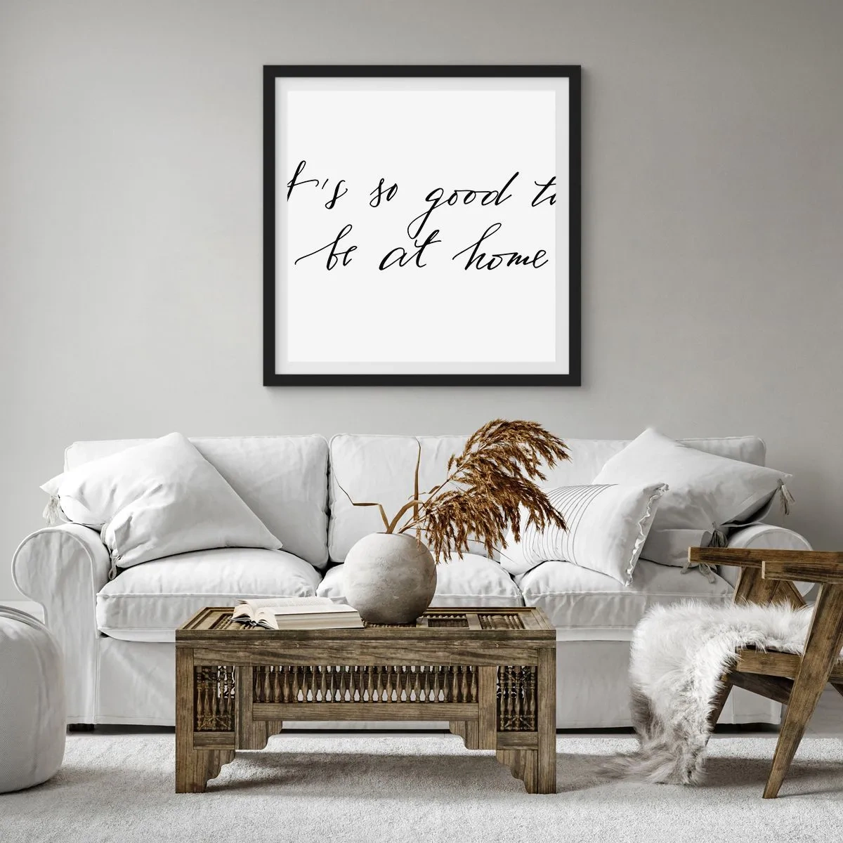 Poster in cornice nera - Tutta la verità - 40x40 cm