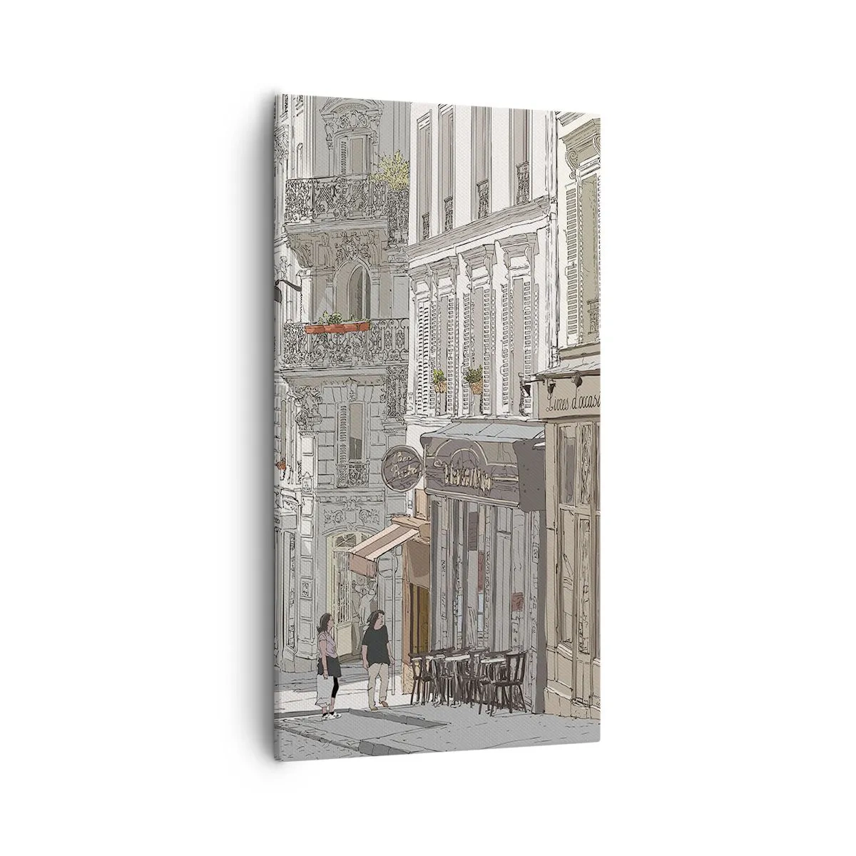 Quadro su tela - Stampe su Tela - Gioie cittadine - 55x100 cm