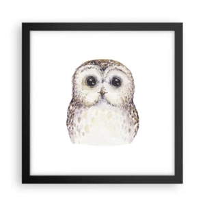 Poster in cornice nera - Guardami negli occhi - 30x30 cm