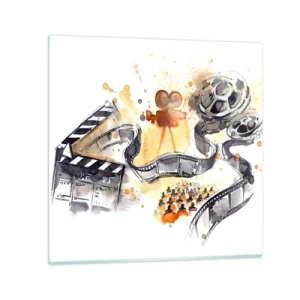 Quadro su vetro - Nel paese dei sogni - 30x30 cm