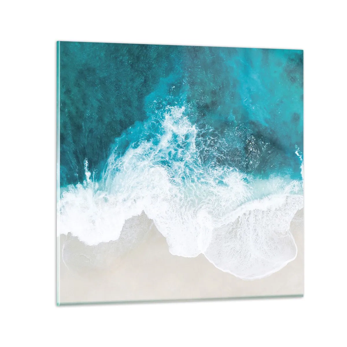 Quadro su vetro - Morbidezza naturale - 60x60 cm